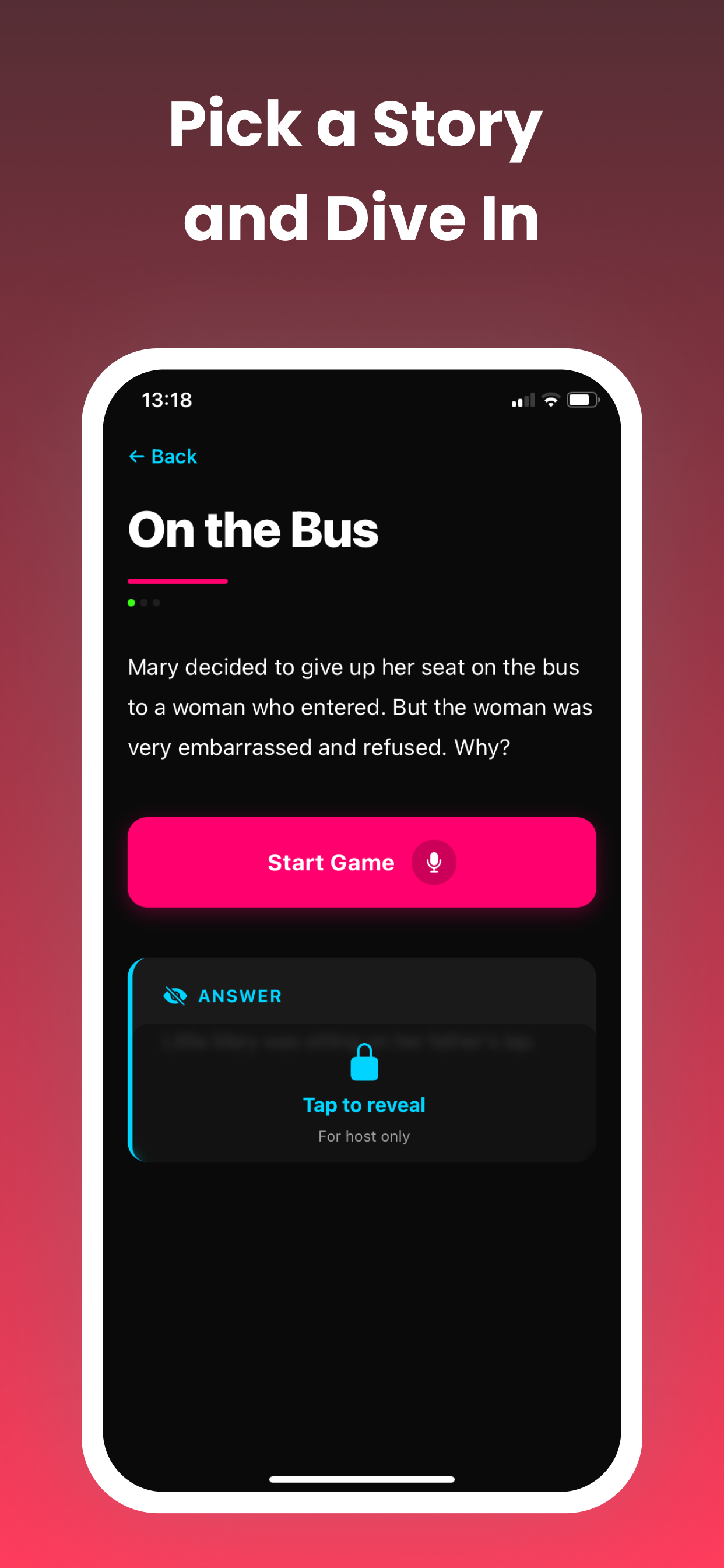 Pick a story and dive in